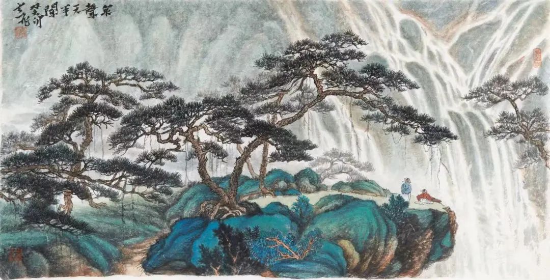 藏•展览丨溪山无尽  魏云飞书画作品展——19届晋陕豫苏交流会天下收藏商户联展(图3)