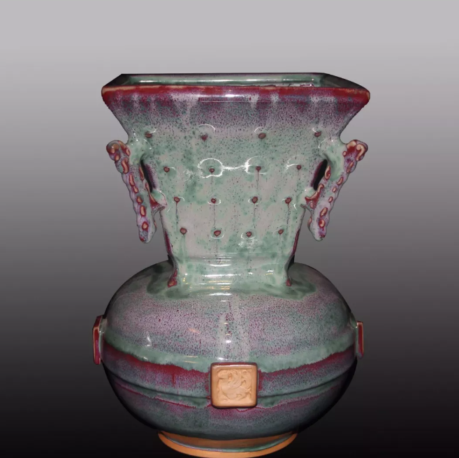 藏•专题丨“千年窑火映人文：金堂钧瓷艺术交流展”19届晋陕豫苏交流会天下收藏商户联展(图5)