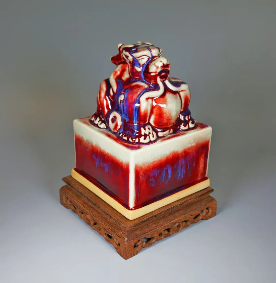 藏•专题丨“千年窑火映人文：金堂钧瓷艺术交流展”19届晋陕豫苏交流会天下收藏商户联展(图7)