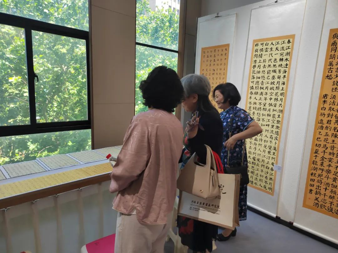 河南省盘古书画研究院第二届师生书法展今日开幕，翰墨飘香迎宾客！(图27)