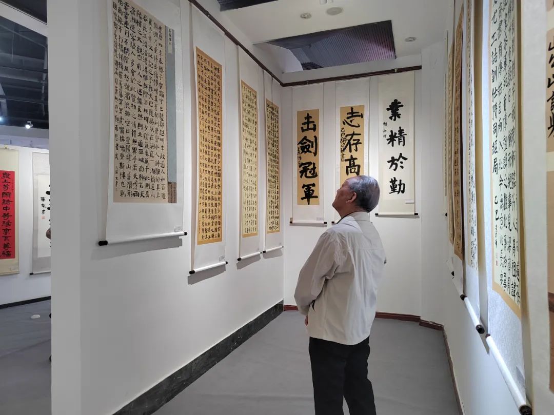 河南省盘古书画研究院第二届师生书法展今日开幕，翰墨飘香迎宾客！(图29)