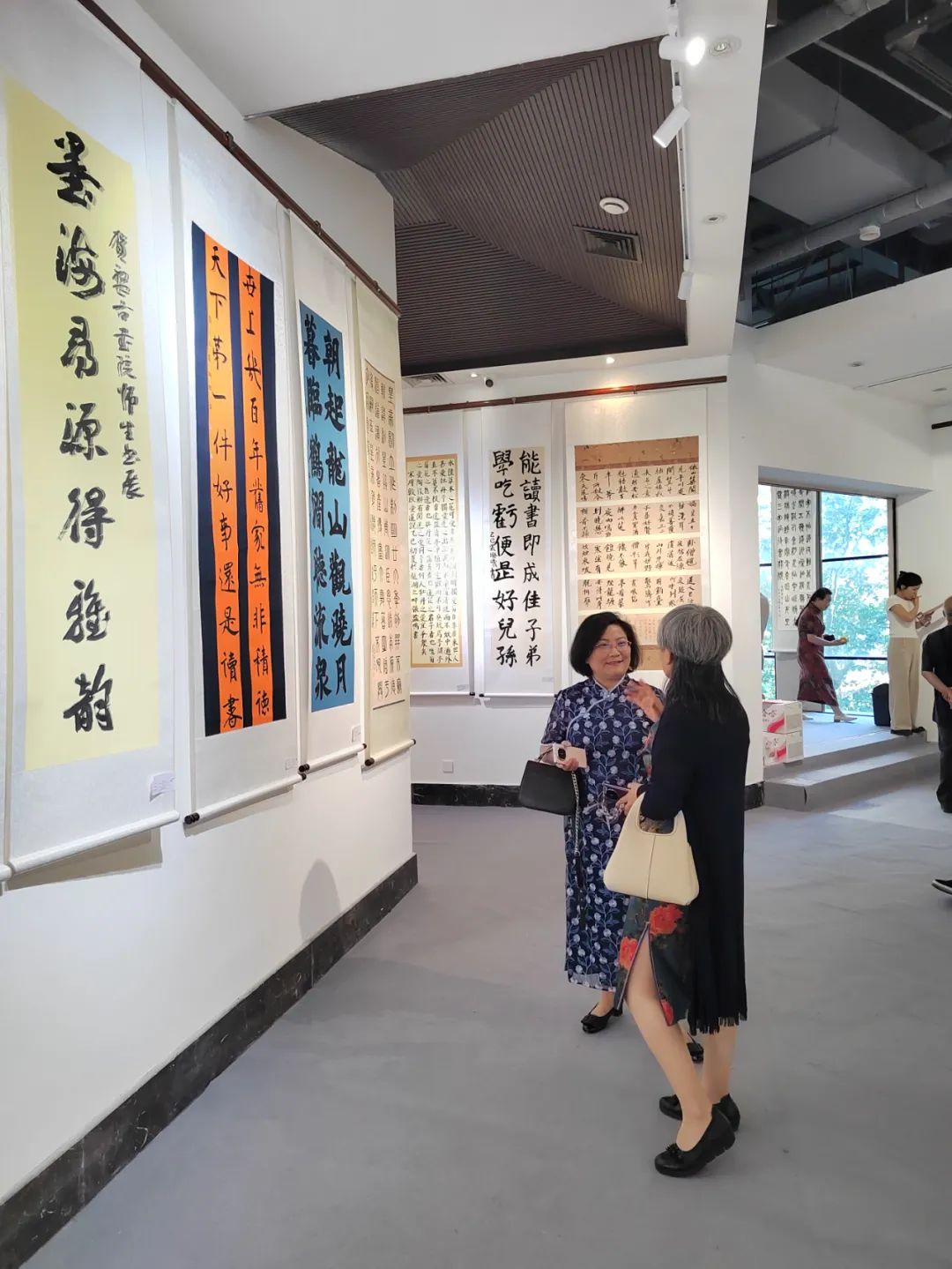 河南省盘古书画研究院第二届师生书法展今日开幕，翰墨飘香迎宾客！(图31)