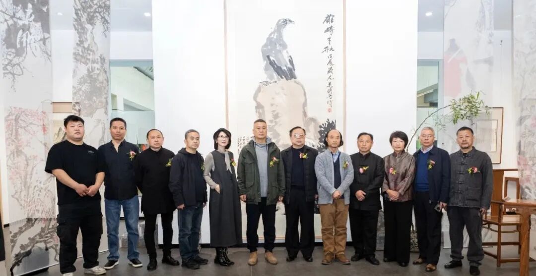 吴悦石巨幅精品，亮相“群季峻秀·相豫吴门师生作品展”(图1)