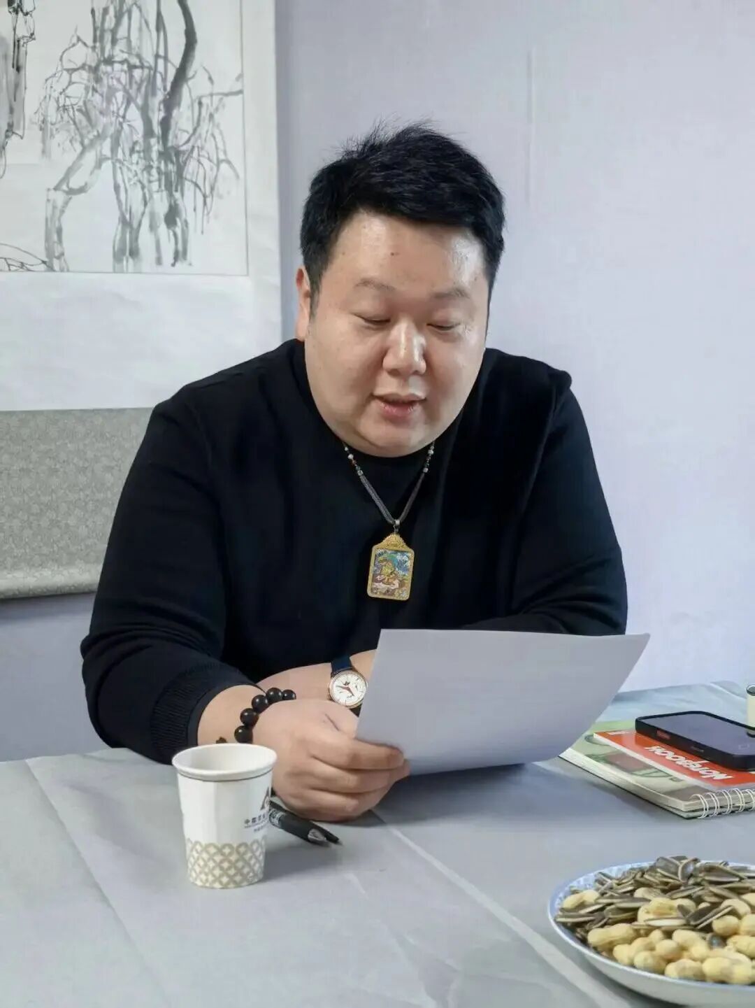 年度茶话，擘画未来｜河南省书画收藏协会2026新年茶话会于天下收藏圆满举行(图5)